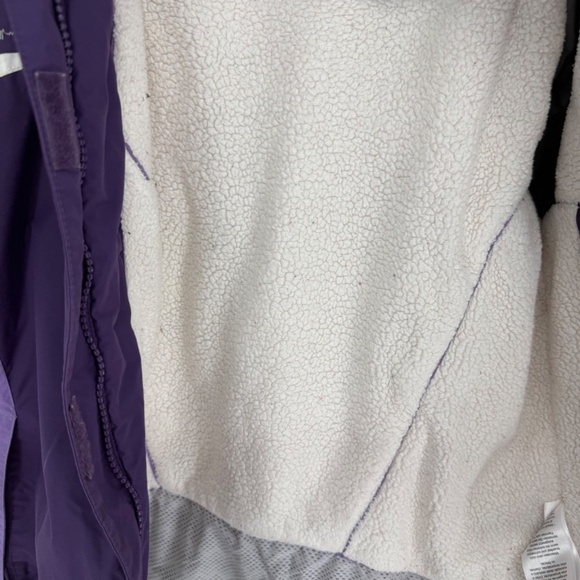 Columbia Women MED Fleece Lined FullZip Insulated Winter Jacket Water Resist bin - Picture 8 of 12